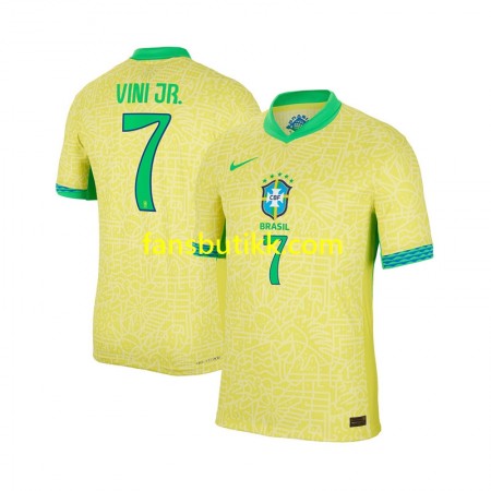 Fotballdrakt Brasil VINI JR 7 Hjemmetrøye 2024 Kortermet